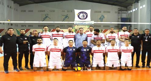 الزمالك يتأهل لنصف نهائي بطولة إفريقيا للطائرة بعد إكتساح ممثل زامبيا